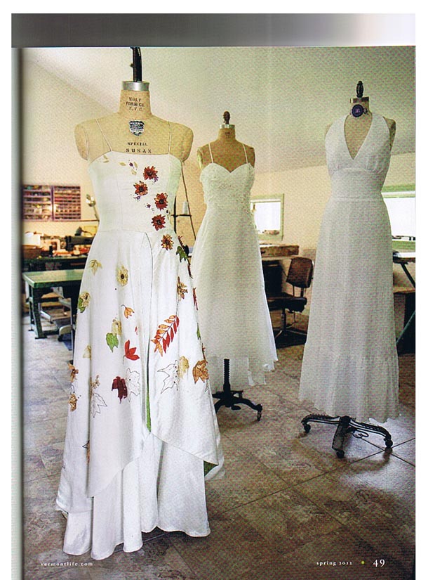 Tara Lynn Bridal makes natural wedding gowns with eco fabrics 