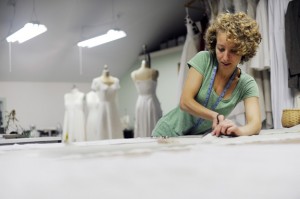 American made Custom wedding gowns made in Vermont