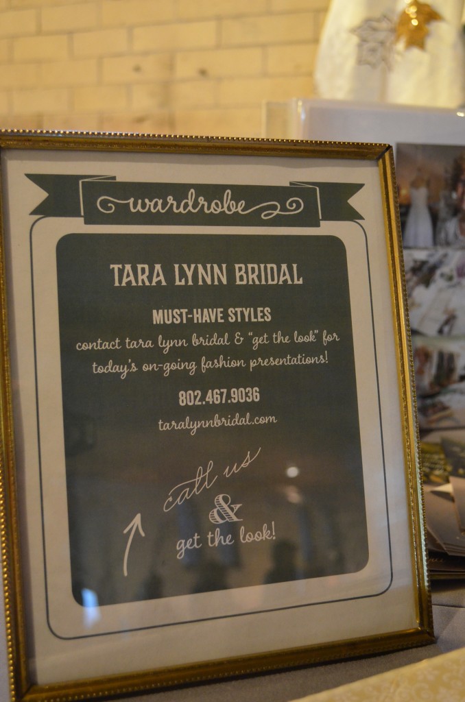 Tara Lynn Bridal Sign