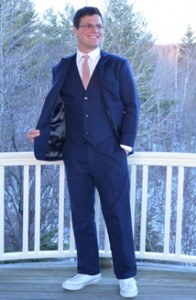 Men's hemp suit, bespoke suit, custom suit made in the USA, Made in Vermont