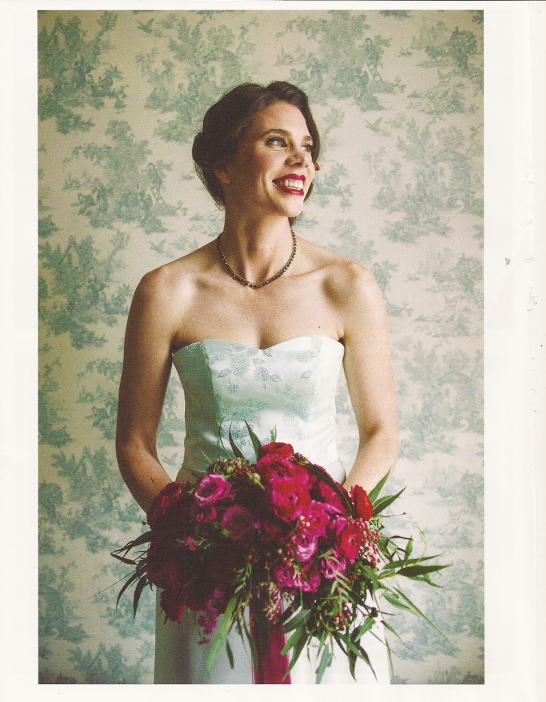 VT Bride Magazine, Blue wedding dress, museum wedding, Tara Lynn Bridal