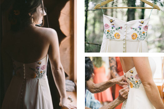 Repurposed wedding dress by Tara Lynn Bridal