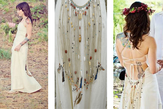 Bohemian Wedding Dress by Tara Lynn 