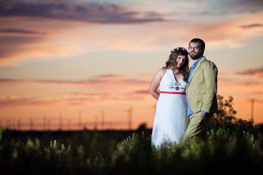 Mexican embroidered wedding dress