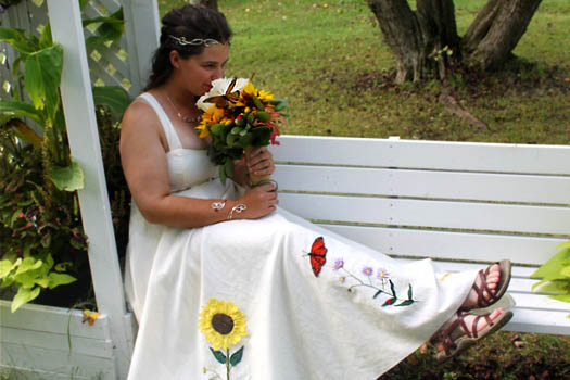 Hippie Wedding Dress by Tara Lynn 
