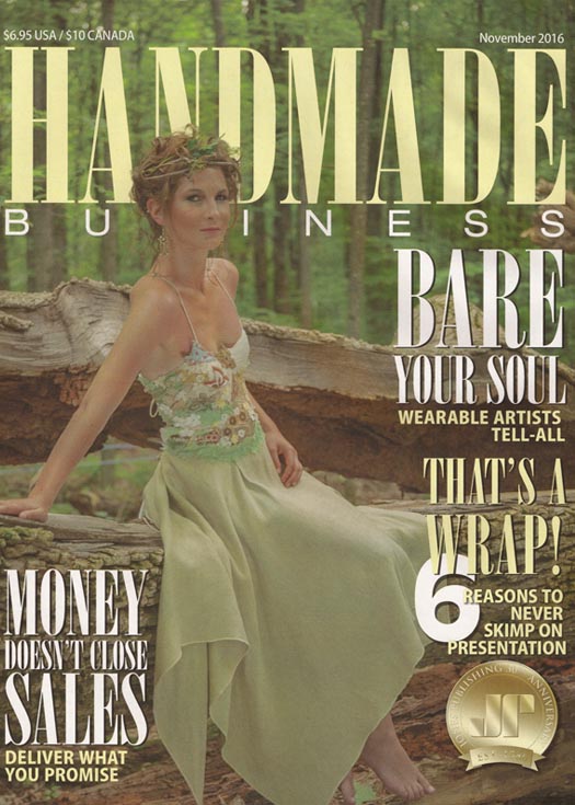 November 2016 Cover of Handmade Business Magazine