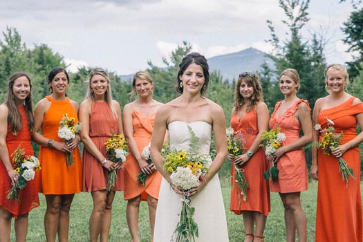 An Heirloom Wedding Dress in the Adirondack Mountains