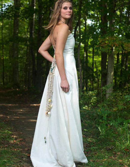 bohemian wedding dress Aphrodite by Tara Lynn