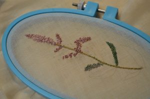 Steeplebush embroidery 